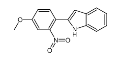 2-(4-methoxy-2-nitrophenyl)-1H-indole结构式