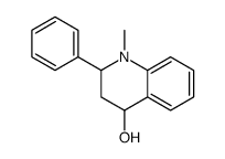 1-methyl-2-phenyl-3,4-dihydro-2H-quinolin-4-ol结构式