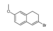 3-bromo-7-methoxy-1,2-dihydronaphthalene结构式