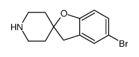 5-溴-3H-螺[苯并呋喃-2,4-哌啶]结构式