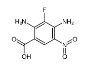 2,4-diamino-3-fluoro-5-nitrobenzoic acid结构式