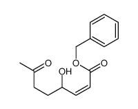 benzyl 4-hydroxy-7-oxooct-2-enoate结构式