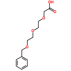 Benzyl-PEG2-CH2COOH结构式