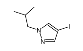 4-IODO-1-ISOBUTYL-1H-PYRAZOLE结构式