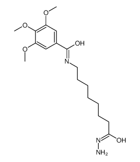 N-(8-hydrazinyl-8-oxooctyl)-3,4,5-trimethoxybenzamide结构式