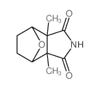 3a,7a-dimethyl-hexahydro-4,7-epoxido-isoindole-1,3-dione结构式