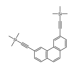 trimethyl-[2-[6-(2-trimethylsilylethynyl)phenanthren-3-yl]ethynyl]silane结构式
