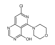 7-chloro-5-morpholin-4-yl-1H-pyrido[4,3-d]pyrimidin-4-one结构式