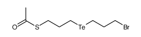 S-[3-(3-bromopropyltellanyl)propyl] ethanethioate结构式