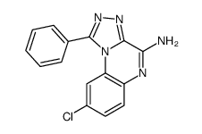 8-chloro-1-phenyl-[1,2,4]triazolo[4,3-a]quinoxalin-4-amine结构式