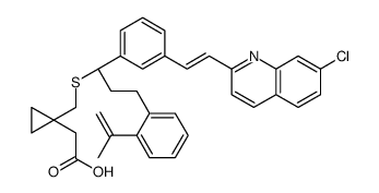 孟鲁司特苯乙烯结构式