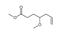 methyl 4-methoxyhept-6-enoate结构式
