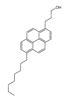 3-(6-octylpyren-1-yl)propan-1-ol结构式
