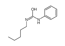 1-pentyl-3-phenylurea结构式