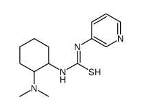 1-[(1R,2R)-2-(dimethylamino)cyclohexyl]-3-pyridin-3-ylthiourea结构式
