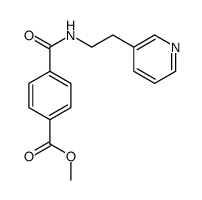 methyl 4-(2-pyridin-3-ylethylcarbamoyl)benzoate结构式