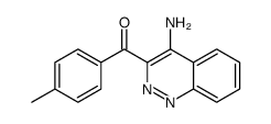 (4-aminocinnolin-3-yl)-(4-methylphenyl)methanone结构式