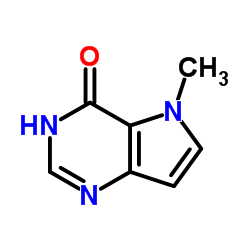 5-甲基-3H-吡咯并[3,2-d]嘧啶-4(5H)-酮结构式