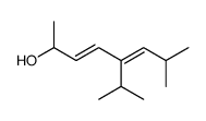 7-methyl-5-propan-2-ylocta-3,5-dien-2-ol结构式