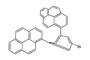 1-(3-bromo-5-pyren-1-ylphenyl)pyrene结构式