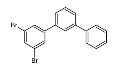 1,3-dibromo-5-(3-phenylphenyl)benzene结构式
