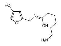 6-amino-N-[(3-oxo-1,2-oxazol-5-yl)methyl]hexanamide结构式