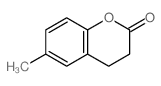 2H-1-Benzopyran-2-one,3,4-dihydro-6-methyl-结构式