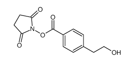 (2,5-dioxopyrrolidin-1-yl) 4-(2-hydroxyethyl)benzoate结构式