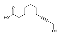 10-羟基-8-癸炔酸结构式