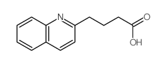 4-quinolin-2-ylbutanoic acid结构式