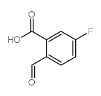5-fluoro-2-formylbenzoic acid结构式