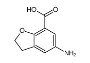 5-amino-2,3-dihydro-1-benzofuran-7-carboxylic acid结构式