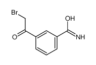 3-(2-bromoacetyl)benzamide结构式