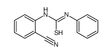 1-(2-cyanophenyl)-3-phenylthiourea结构式