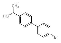 1-[4-(4-bromophenyl)phenyl]ethanol结构式