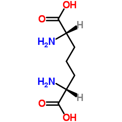 (6R,2S)-二氨基庚二酸结构式