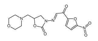 5-(4-Morpholinylmethyl)-3-{(E)-[2-(5-nitro-2-furyl)-2-oxoethylide ne]amino}-1,3-oxazolidin-2-one结构式