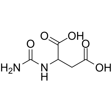氨基甲酰基-DL-天冬氨酸结构式