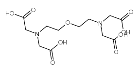 双(2-氨基乙基)醚N,N,N',N'-四乙酸结构式