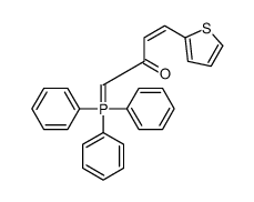 4-thiophen-2-yl-1-(triphenyl-λ5-phosphanylidene)but-3-en-2-one结构式