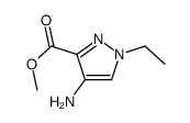 4-氨基-1-乙基-1H-吡唑-3-羧酸甲酯结构式