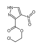 2-chloroethyl 4-nitro-1H-pyrazole-5-carboxylate结构式