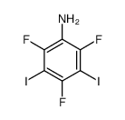 2,4,6-trifluoro-3,5-diiodoaniline结构式