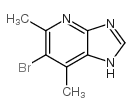 6-Bromo-5,7-dimethylimidazo[4,5-b]pyridine结构式