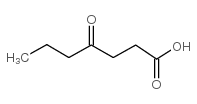 4-OXOHEPTANOIC ACID结构式