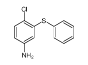 4-chloro-3-phenylsulfanylaniline结构式
