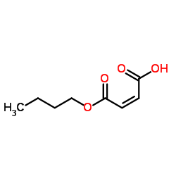 马来酸单丁酯结构式
