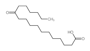 Octadecanoic acid,12-oxo-结构式