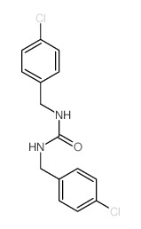 1,3-bis[(4-chlorophenyl)methyl]urea结构式