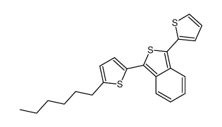 1-(5-hexylthiophen-2-yl)-3-thiophen-2-yl-2-benzothiophene结构式